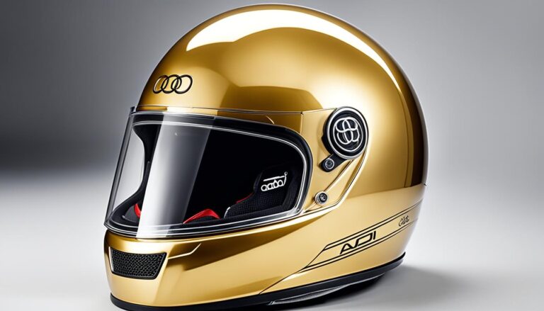 Golden Helmet for Audi Sport