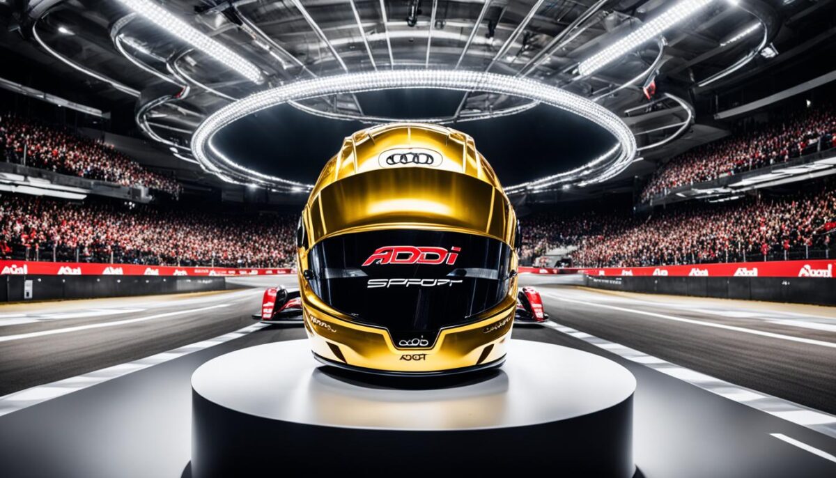 Golden Helmet tradition in Audi Sport